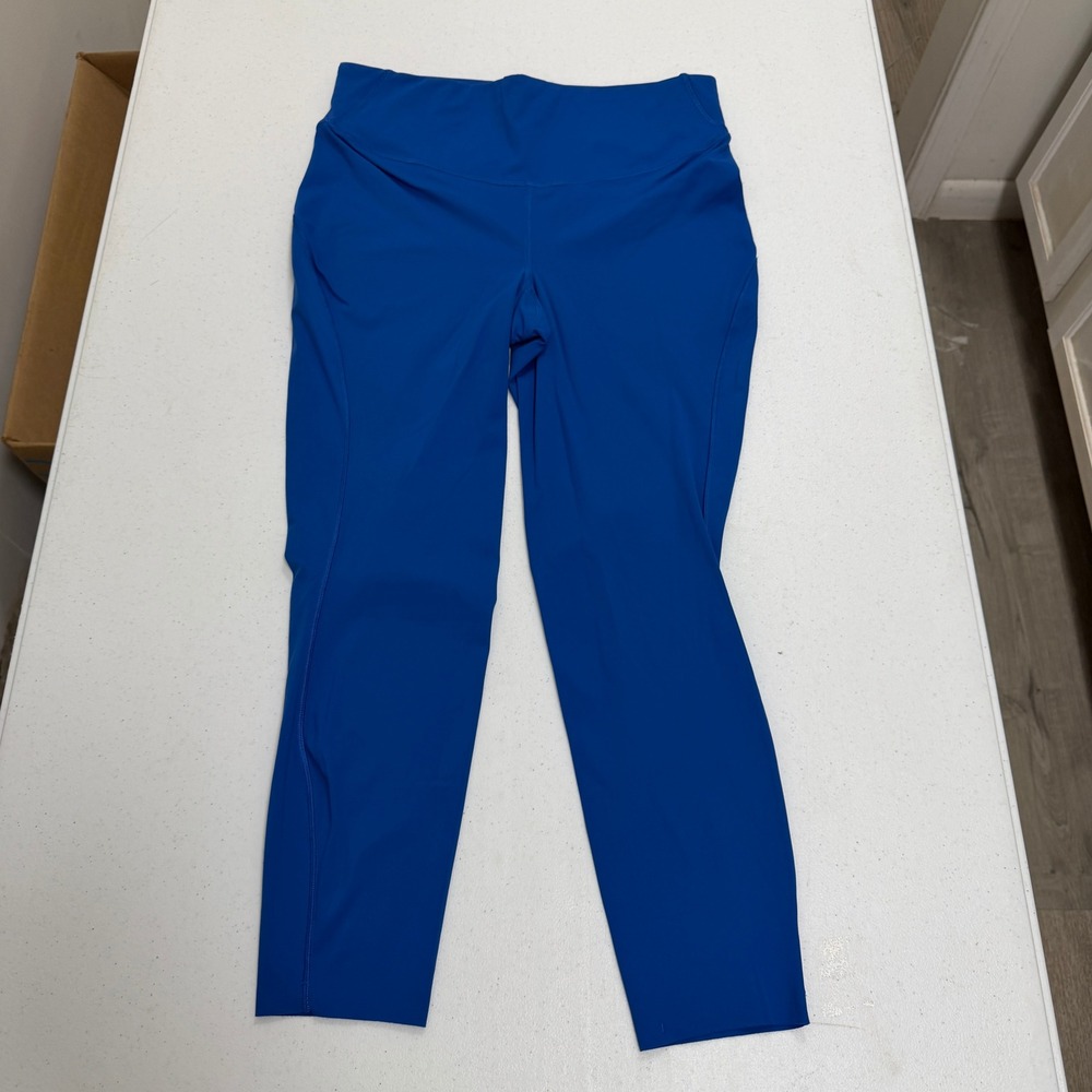 Lululemon‎ High Rise 7/8 Leggings Cobalt Blue Size 12 LW5DKHS 0321